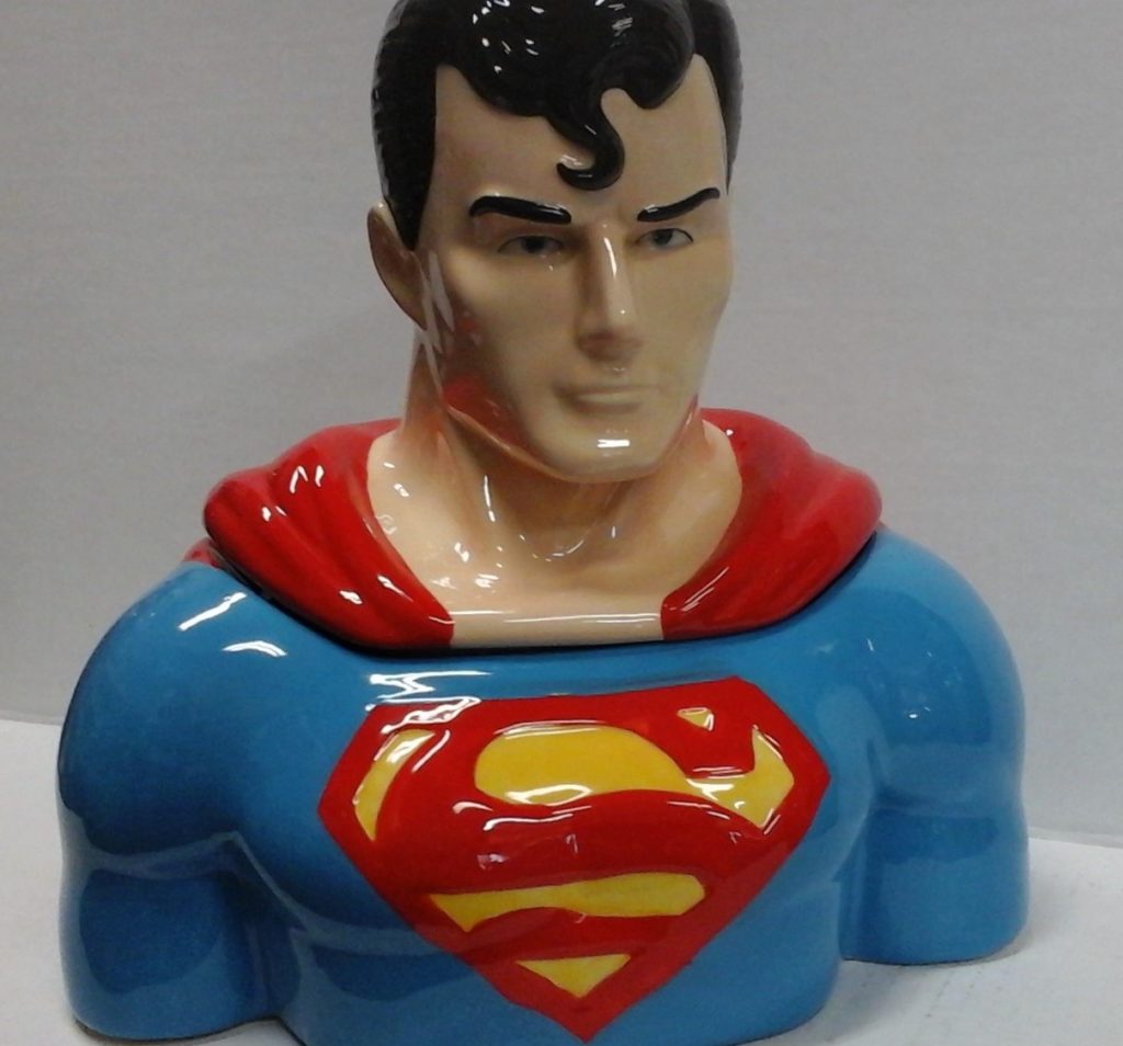 Superman cookie jar