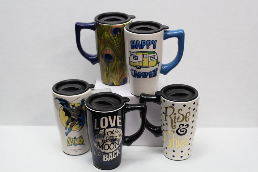 travel mugs