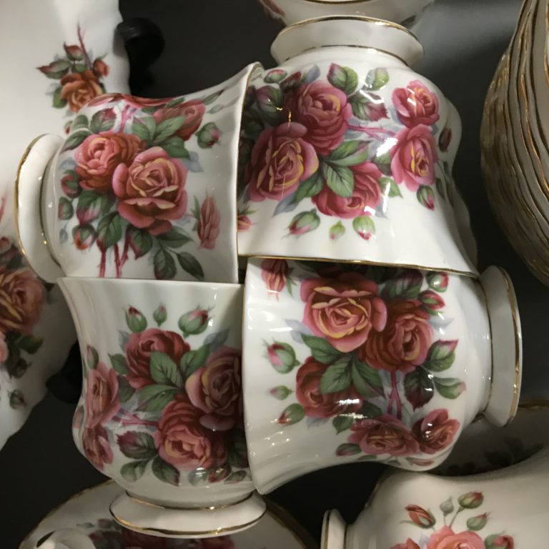 teacups patterned